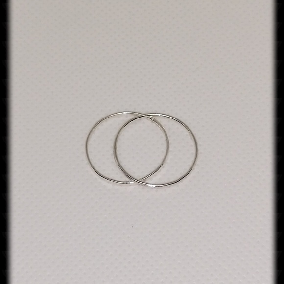 Hammered Sterling Silver Stacking Rings - Picture 4 of 4